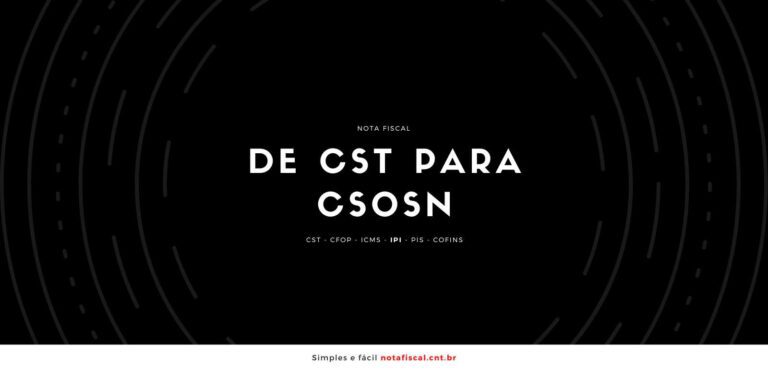 Conversão de CST para CSOSN