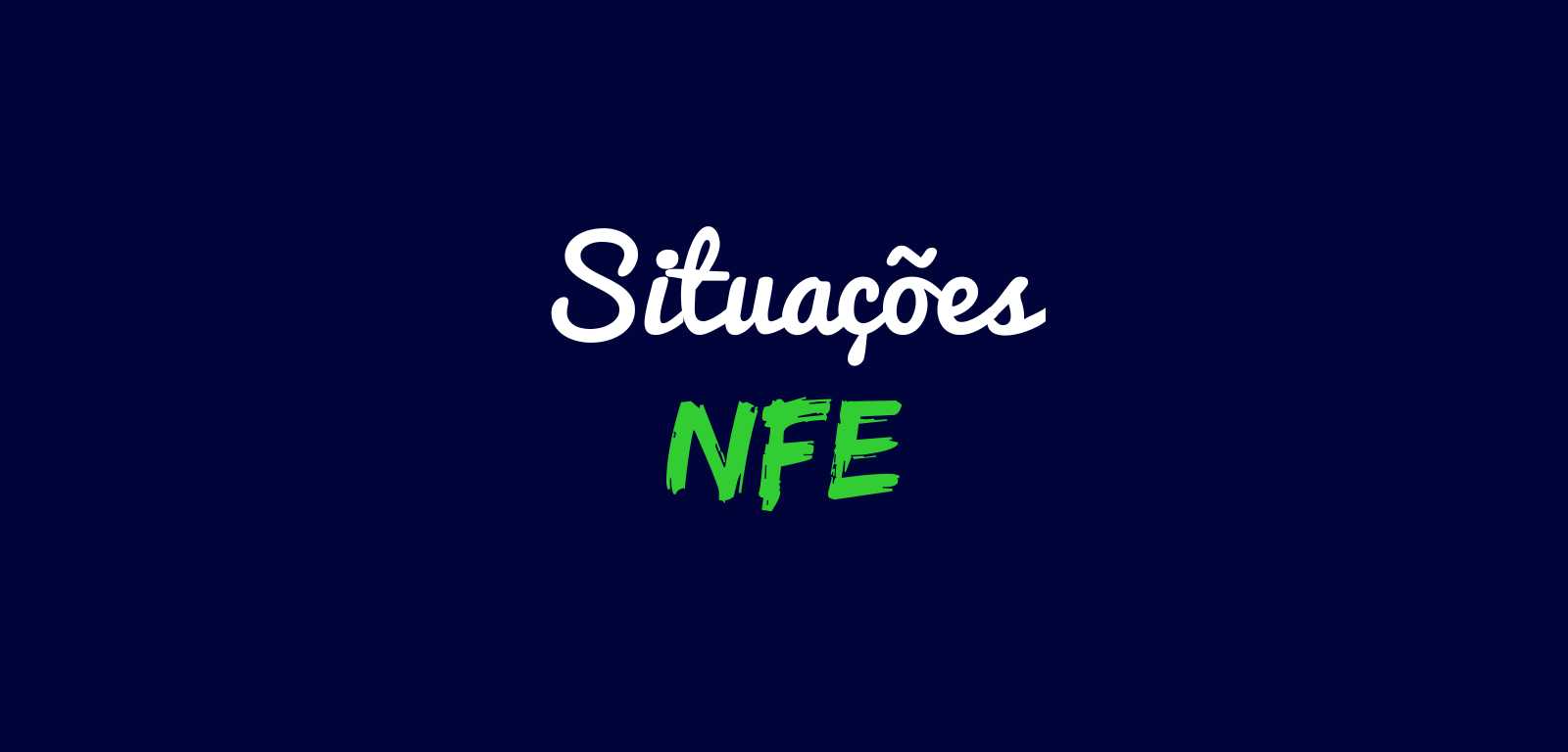 situações da NFe