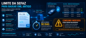 baixar XML antigo SEFAZ limite 90 dias NSU